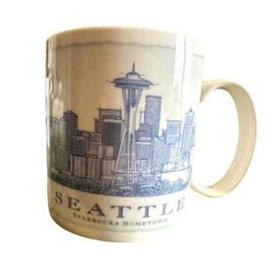 VINTAGE 2011 Starbucks Architect Series SEATTLE Coffee Tea Cup Mug - 18oz